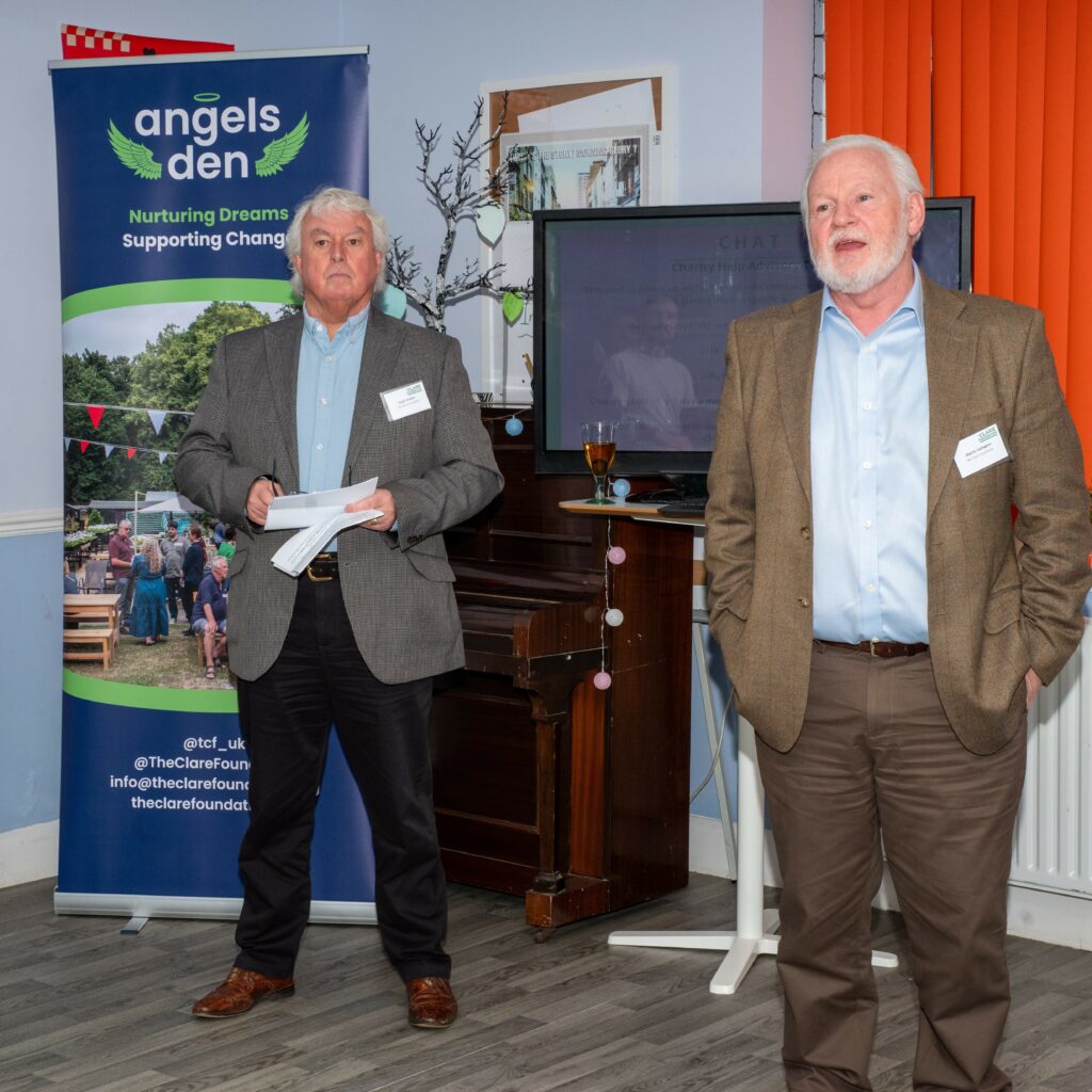 Robin Walker, TCF Chair, and Martin Gallagher, TCF CEO, making speeches