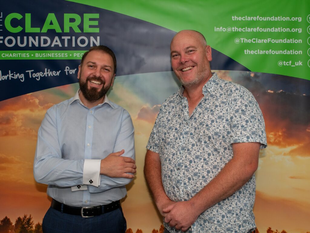 Lawrence Patrick (Mehiel Foundation) & Paul Irwin (Inspire Bucks)