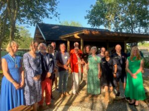 Group photo of guests